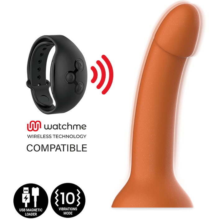 Mythology Rune Royal - Dildo M Vibrator Watchme Wireless — Gold