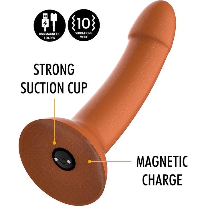 Mythology Rune Royal - Dildo M Vibrator Watchme Wireless — Gold