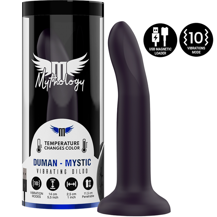 Mythology Duman Mystic - Dildo S Vibrator Watchme Wireless — Black