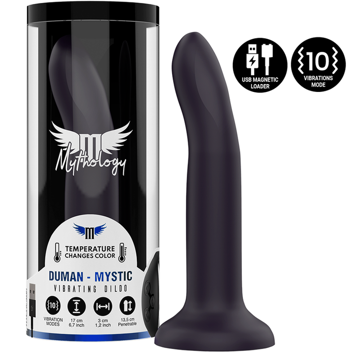 Mythology Duman Mystic - Dildo M Vibrator Compatible With — Black