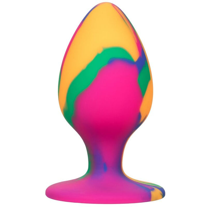 Cheeky Large Tie-Dye Plug Anal — Multicolor