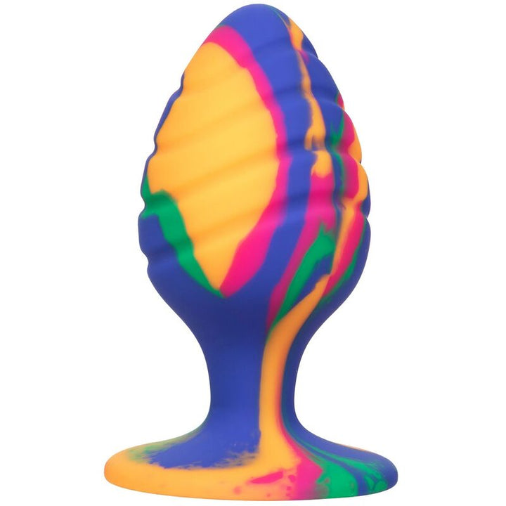 Cheeky Largue Swirl Plug Anal — Multicolor