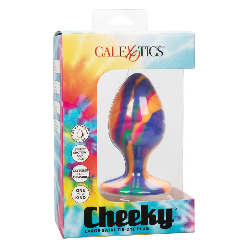 Cheeky Largue Swirl Plug Anal — Multicolor