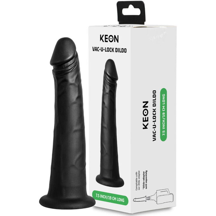 Kiiroo Keon Vacuum Lock Dildo Adaptable Dildo — Black
