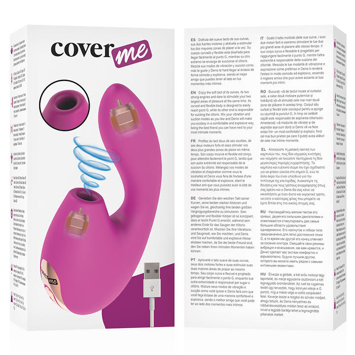COVERME - CLITORAL SUCKER &amp; POWERFUL G-SPOT RUSH VIBRATOR
