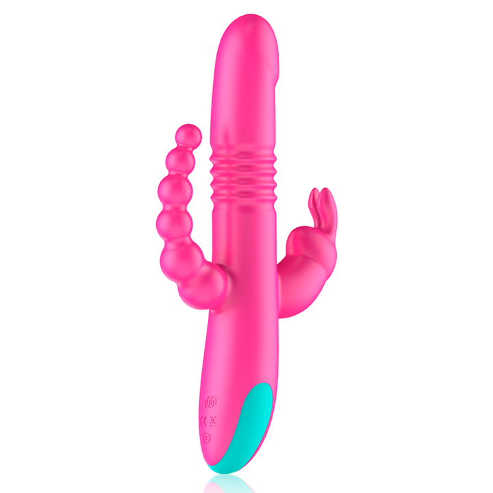HAPPY LOKY - DONALD TRIPLE STIMULATION: ANAL, G-SPOT &amp; CLITORIS + WATCHME REMOTE CONTROL