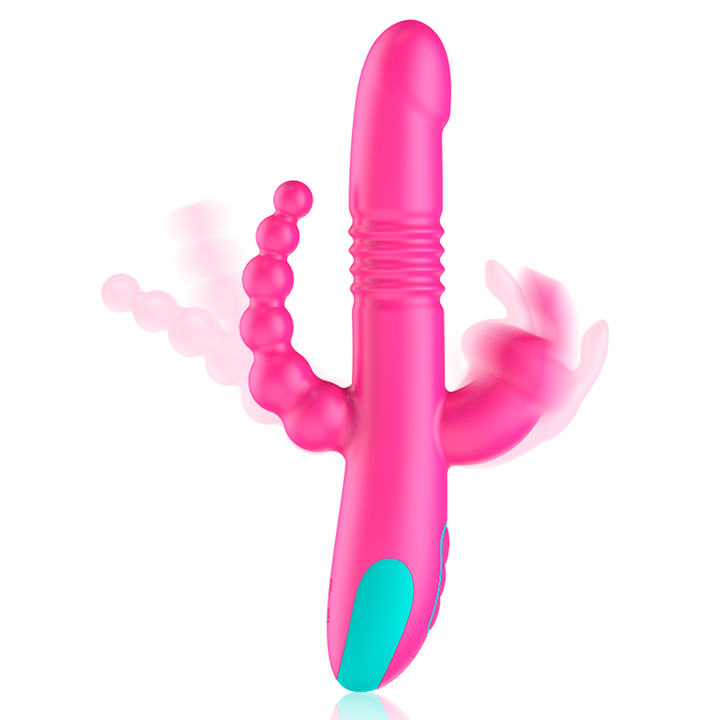 HAPPY LOKY - DONALD TRIPLE STIMULATION: ANAL, G-SPOT &amp; CLITORIS + WATCHME REMOTE CONTROL