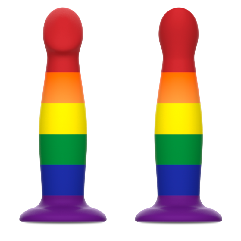 Mythology Her Garrick - Pride Dildo — Multicolor