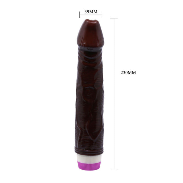 Baile Waves - Of Pleasure Vibrator 23 CM Brown — Brown PVC