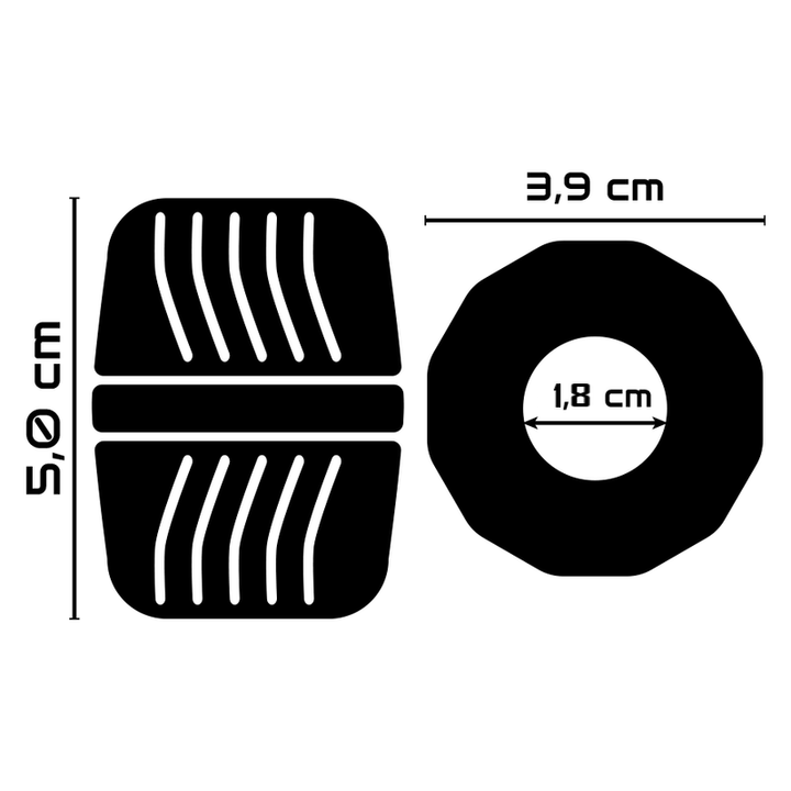Powering - Super Flexible And Resistant Penis Ring 5 CM Pr11
