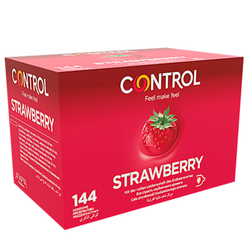 Control Adapta - Strawberry Condoms 144 Units