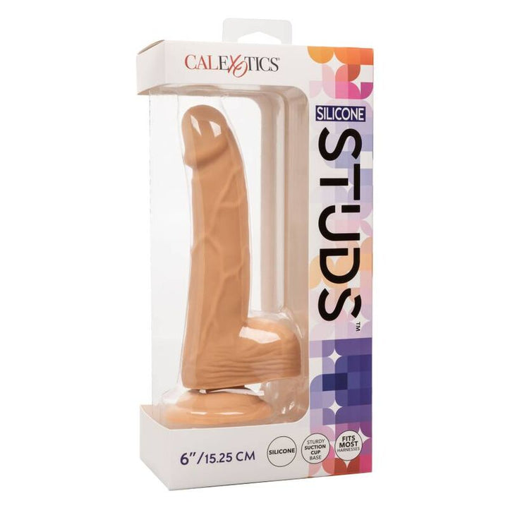 Calexotics Silicone Studs 15.24 CM Skin — Skin, Silicone
