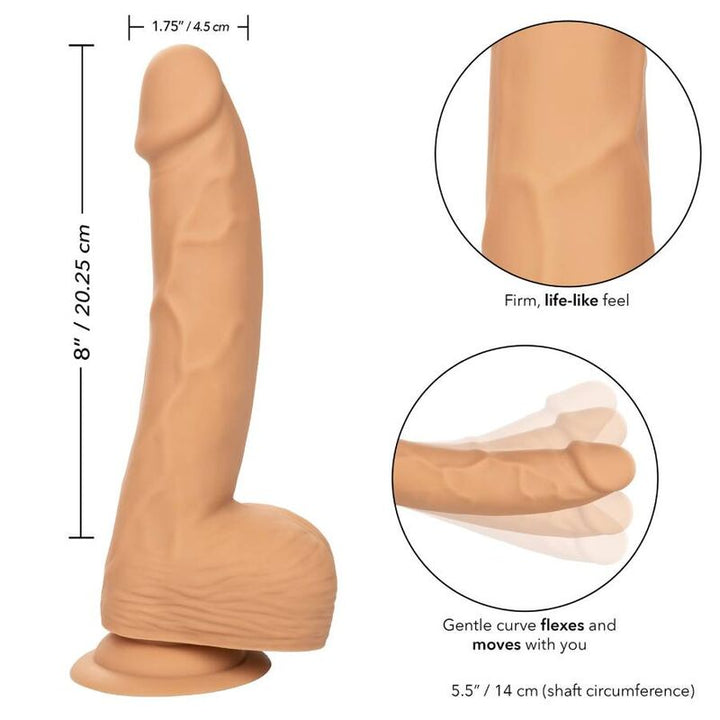 Calexotics Silicone Studs 20.32 CM Skin — Skin, Silicone