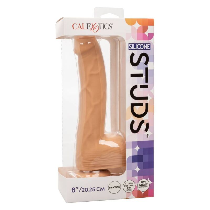 Calexotics Silicone Studs 20.32 CM Skin — Skin, Silicone
