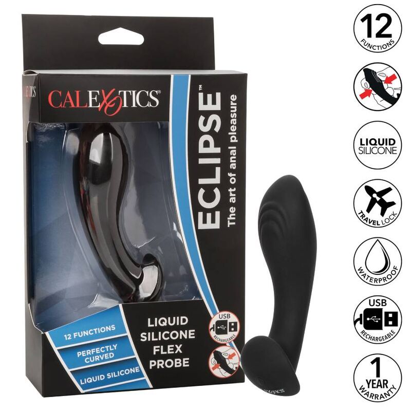Liquid Silicone Flex Probe — Black