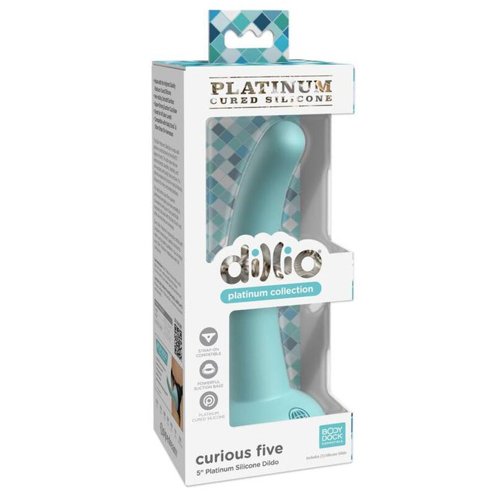 Dillio Curious Five 12,7 CM Green — Green silicone
