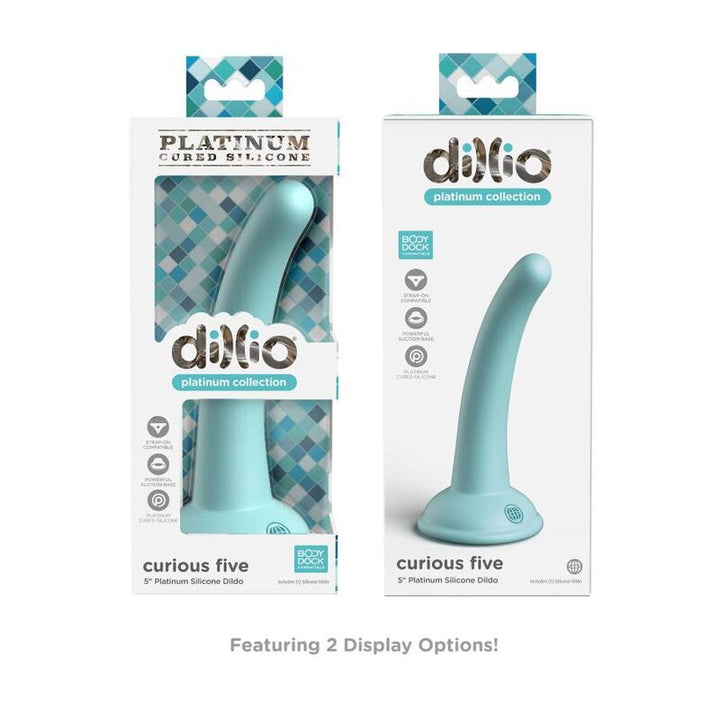 Dillio Curious Five 12,7 CM Green — Green silicone