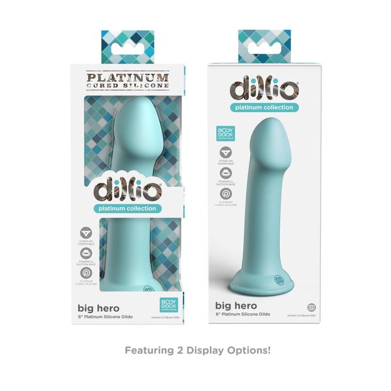 Dillio Big Hero 15,24 CM Green — Green silicone