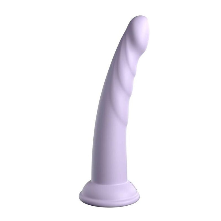 Dillio Slim Seven 17,78 CM Violet — Purple silicone