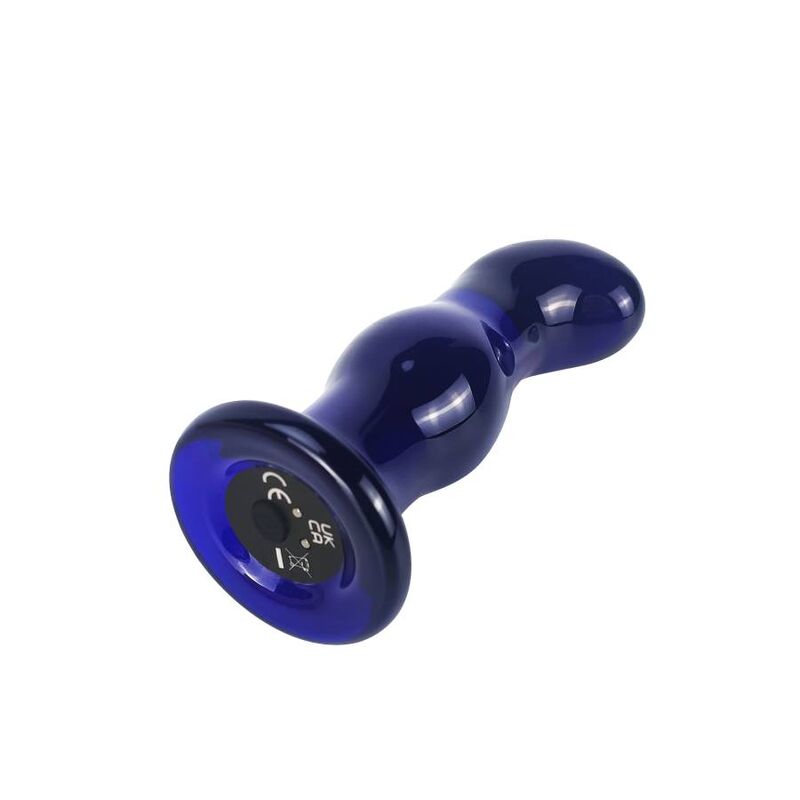 ToyJoy The Gleaming vibrierender Glas-Analplug