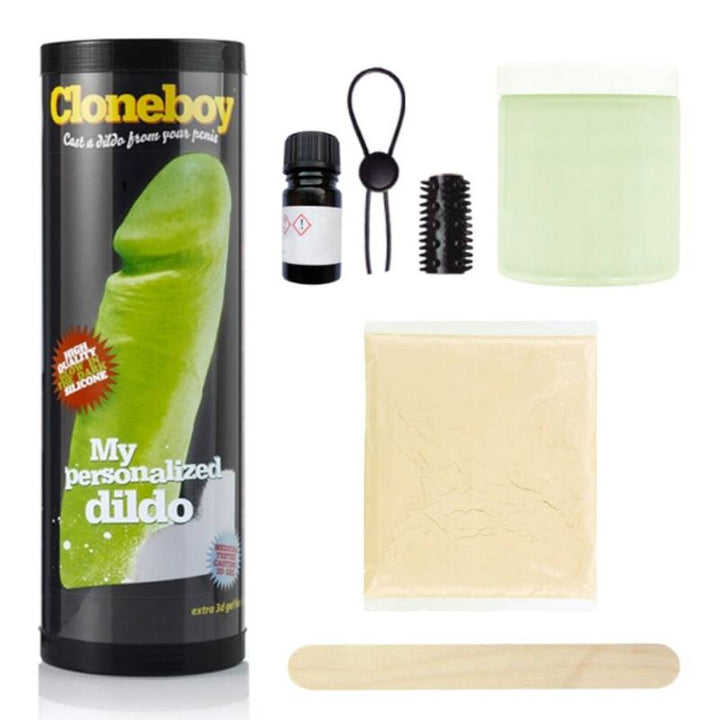 Cloneboy Glow In The Dark Penis Cloner Kit — Green Silicone