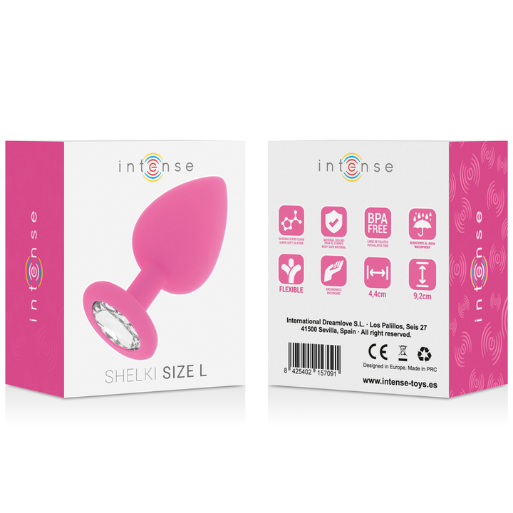 Intense Shelki L Plug Anal — Fuchsia silicone