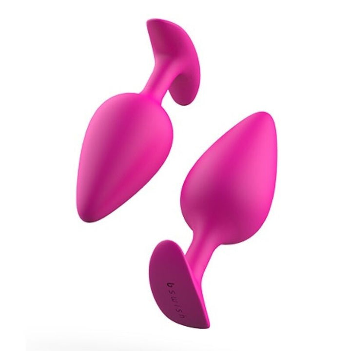 B Swish Bfilled Basic Plus Prostatic Plug Magenta — Magenta, silicone