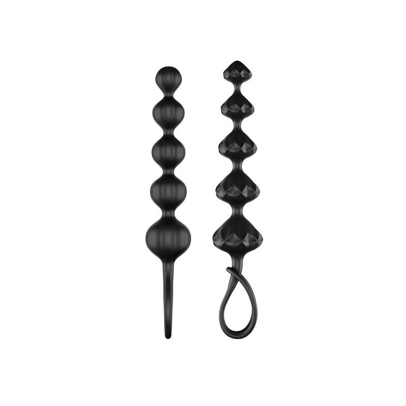 Satisfyer Love - Beads Black — Black silicone