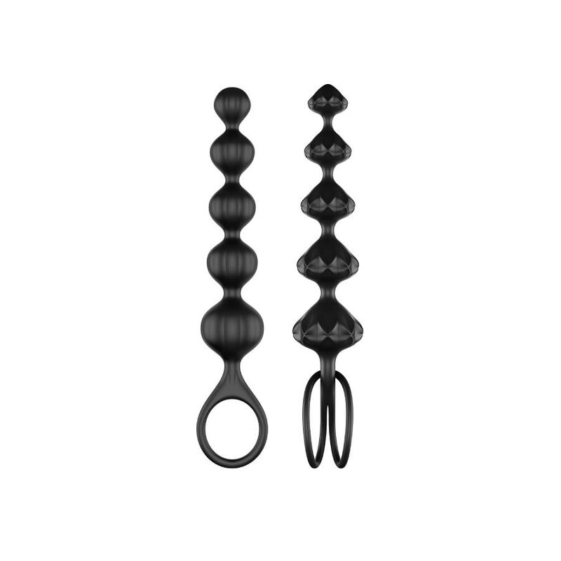 Satisfyer Love - Beads Black — Black silicone