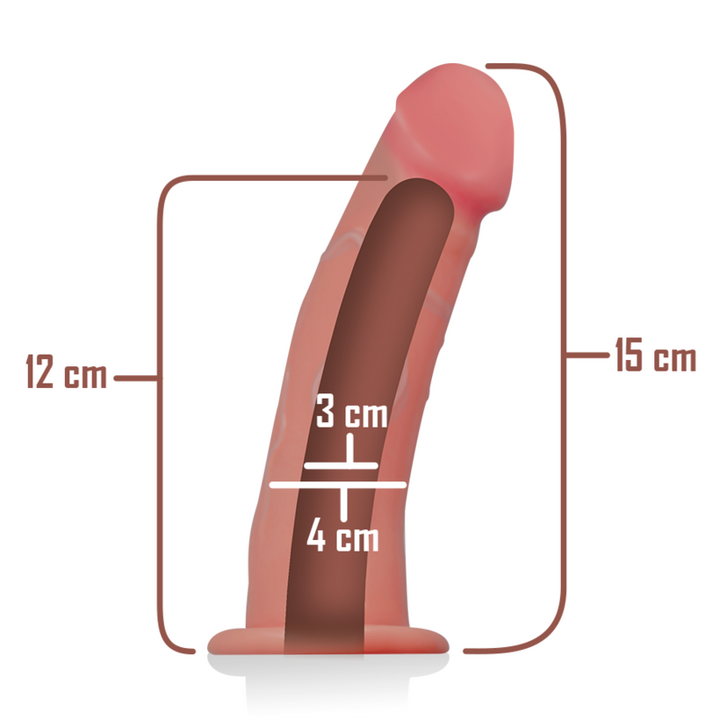 Intense Hollow Harness - With Dildo 16 X 3 CM