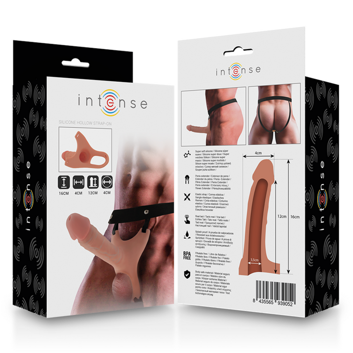Intense Hollow Harness - With Silicone Dildo 16 X 3.5 CM