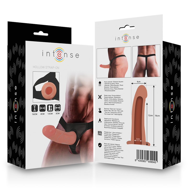 Intense Hollow Harness - With Dildo 16 X 3 CM
