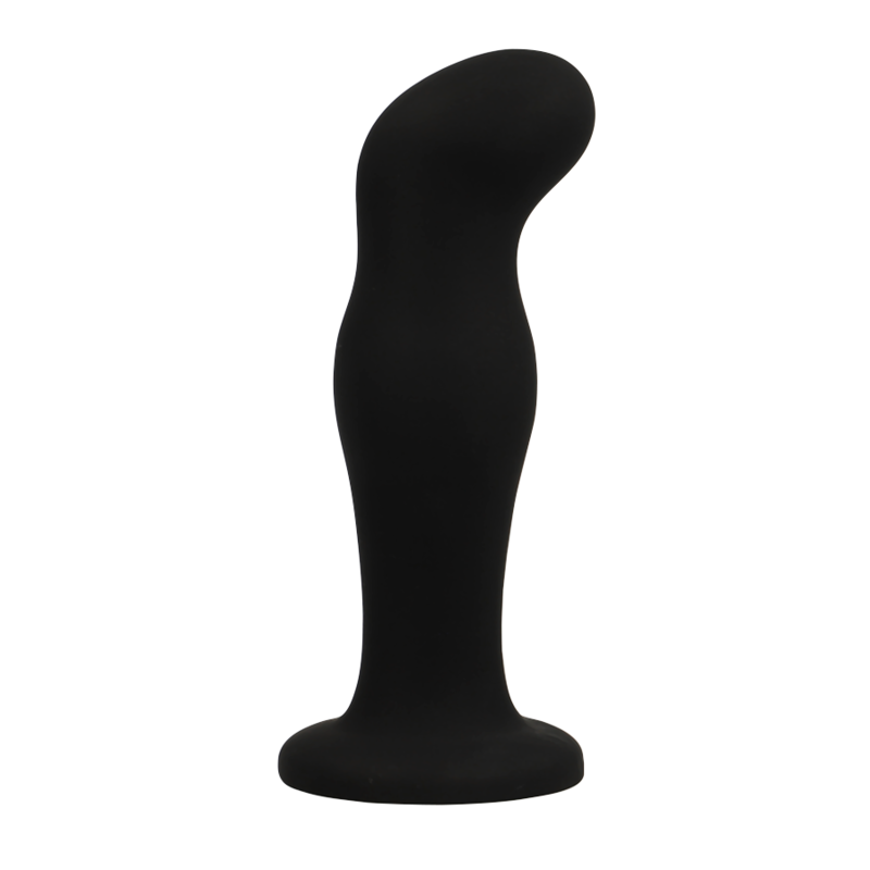 Black&amp;Silver Sean Anal Plug — Black silicone
