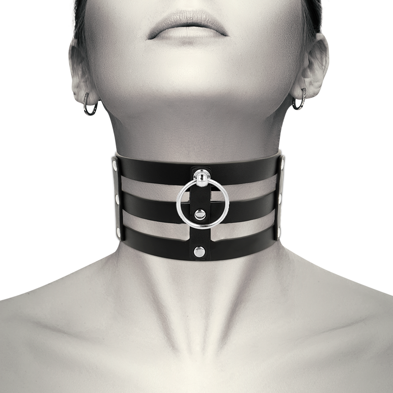 Coquette Chic - Desire Fetish Style Vegan Leather Choker