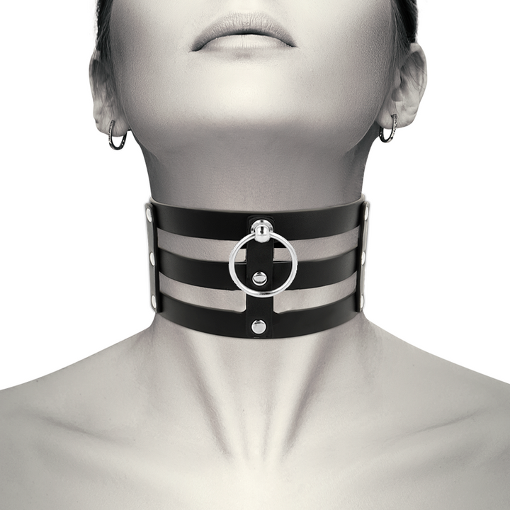 Coquette Chic - Desire Fetish Style Vegan Leather Choker