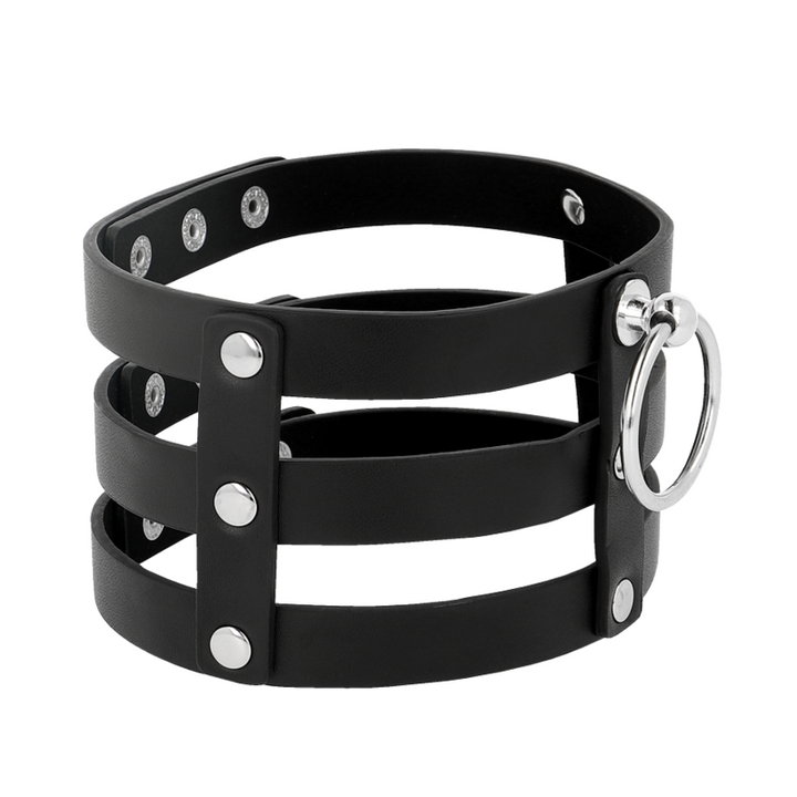 Coquette Chic - Desire Fetish Style Vegan Leather Choker