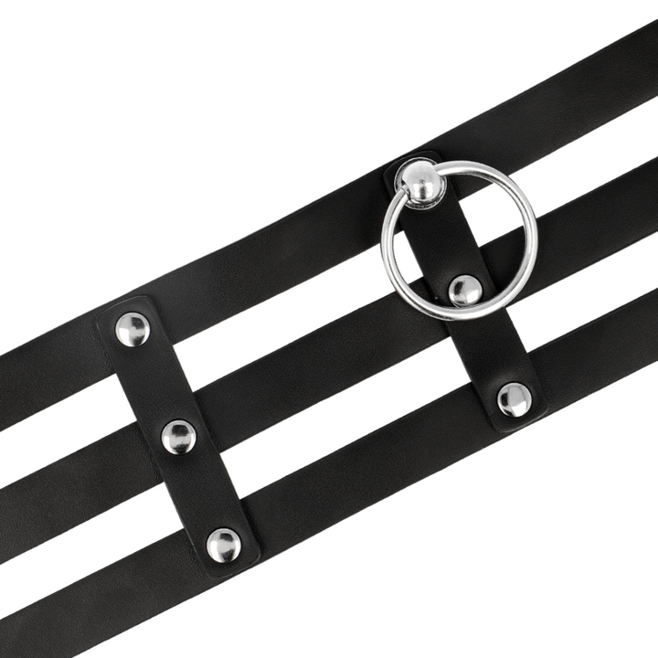 Coquette Chic - Desire Fetish Style Vegan Leather Choker