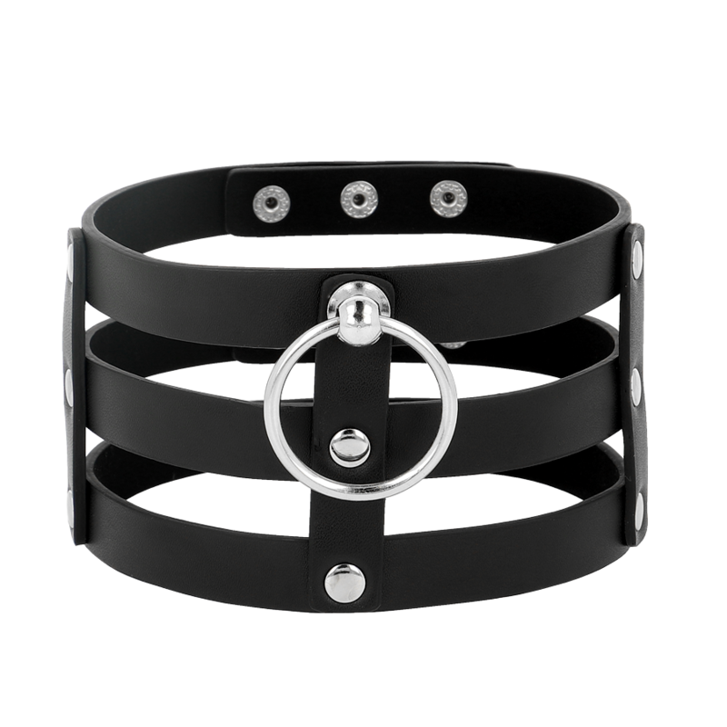 Coquette Chic - Desire Fetish Style Vegan Leather Choker