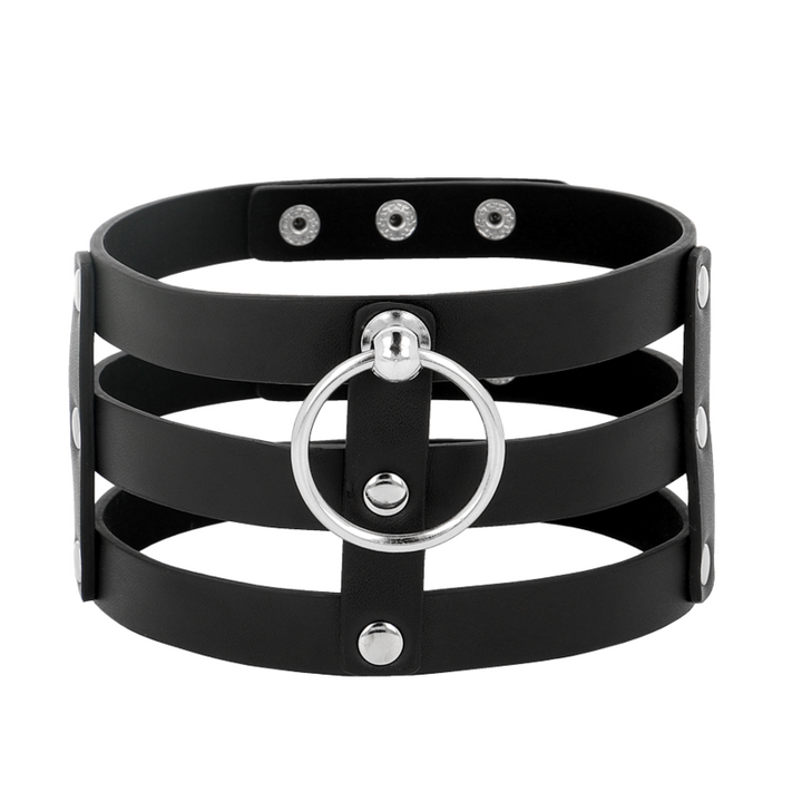 Coquette Chic - Desire Fetish Style Vegan Leather Choker