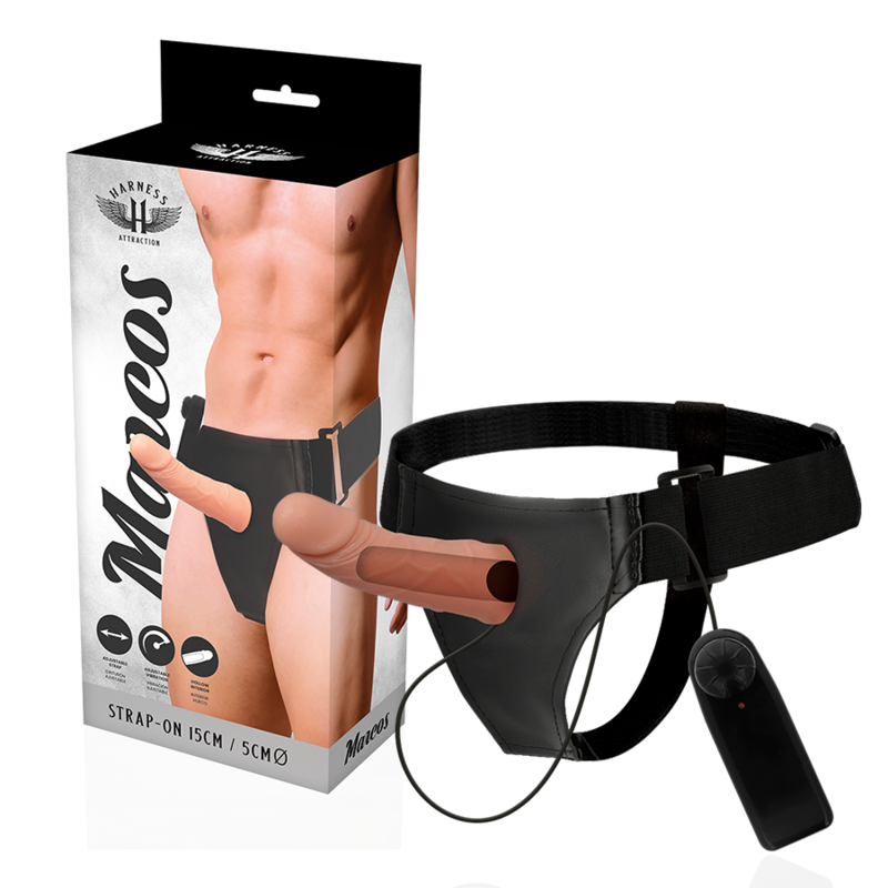 Harness Attraction - Rnes Hollow Frames With Vibrator 15 CM