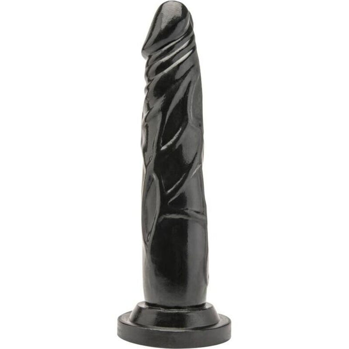 Get Real Dong 18 CM Black — Black PVC