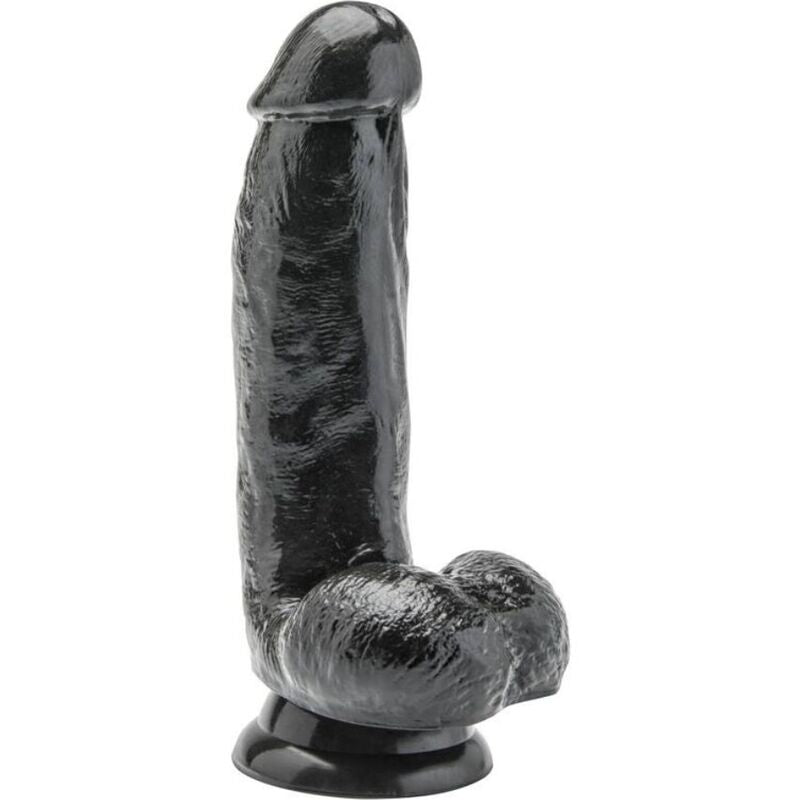 Get Real - Dildo 12 cm mit Hoden schwarz