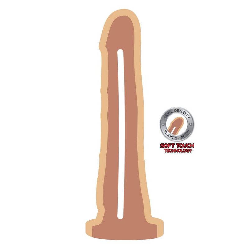 Get Real Dual Density Dong 19 CM Skin — Skin TPE