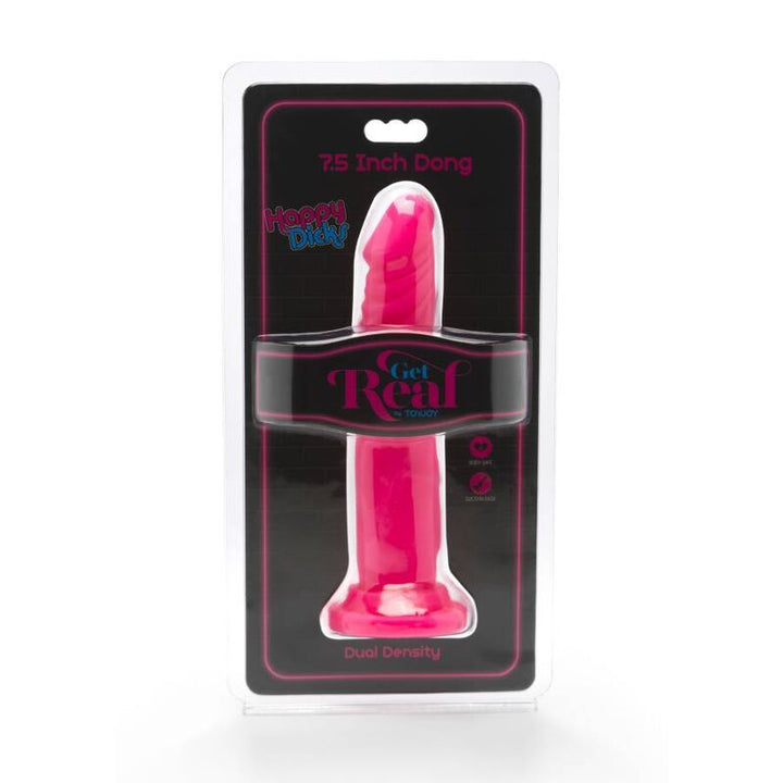 Get Real Happy Dicks Dong 19 CM Pink — Pink PVC