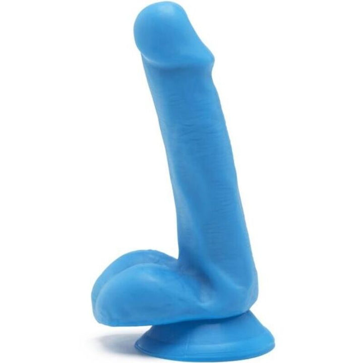 Get Real Happy Dicks Dildo 12 CM Balls Blue — Blue PVC