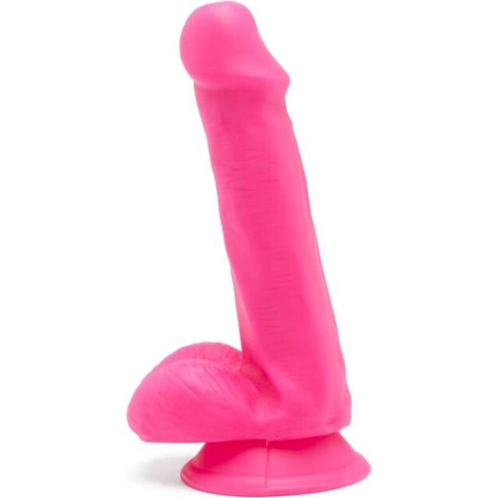 Get Real Happy Dicks Dildo 12 CM Balls Pink — Pink PVC