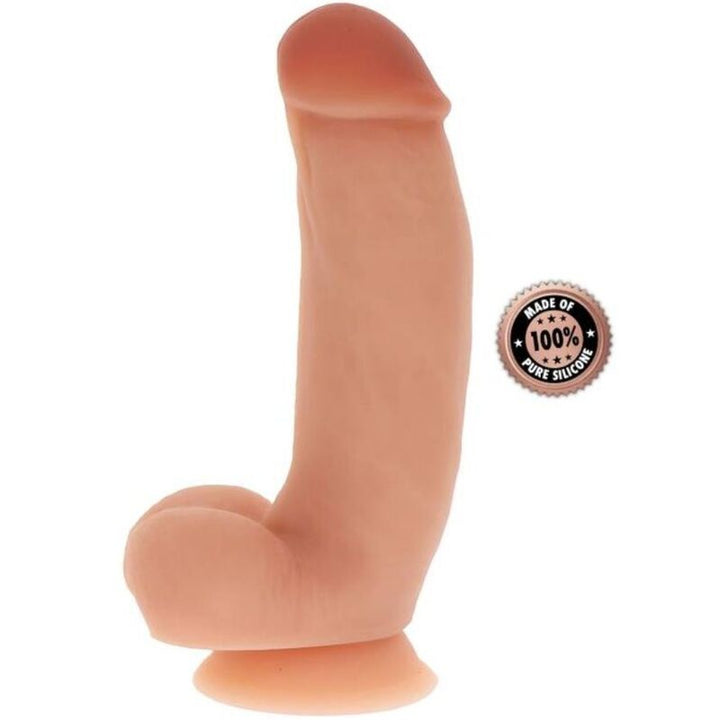 Get Real Silicone Dildo 18 CM W Balls Skin — Skin silicone