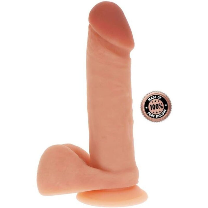 Get Real Silicone Dildo 20,5 CM W Balls Skin — Skin silicone