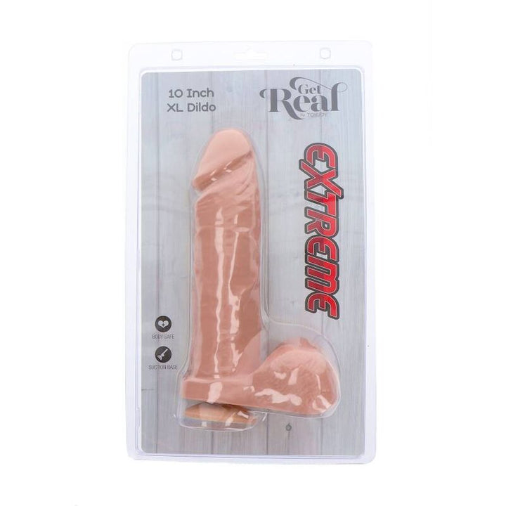 Get Real Extreme XL Dildo 25,5 CM Skin — Skin PVC