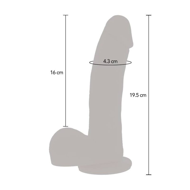 Get Real Magnetic Pulse Trusting Dildo Skin — Skin silicone